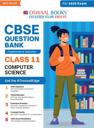Oswaal CBSE Question Bank Class 11 Computer Science, Chapterwise and Topicwise Solved Papers For 2025 Exams - Retail Maharaj