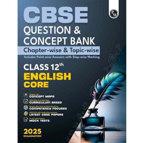 CBSE Question & Concept Bank (QCB) Class 12 English 2024 - 2025 Core Chapter-wise and Topic-wise Solved Questions - Retail Maharaj