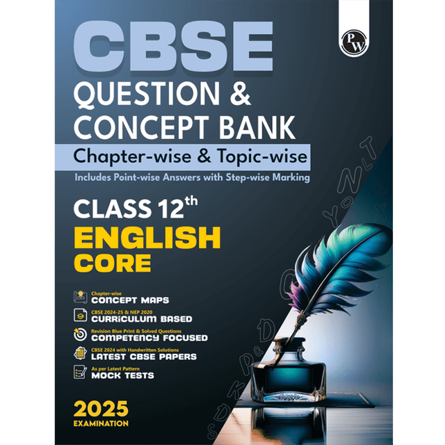 CBSE Question & Concept Bank (QCB) Class 12 English 2024 - 2025 Core Chapter-wise and Topic-wise Solved Questions - Retail Maharaj