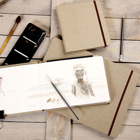 Clairefontaine Goldline Art Journal Mixed Media Travel Album 180 GSM – Open Stock - Retail Maharaj