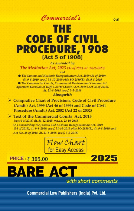Code of Civil Procedure, 1908 As amended by The Mediation Act, 2023 (PB) - Retail Maharaj