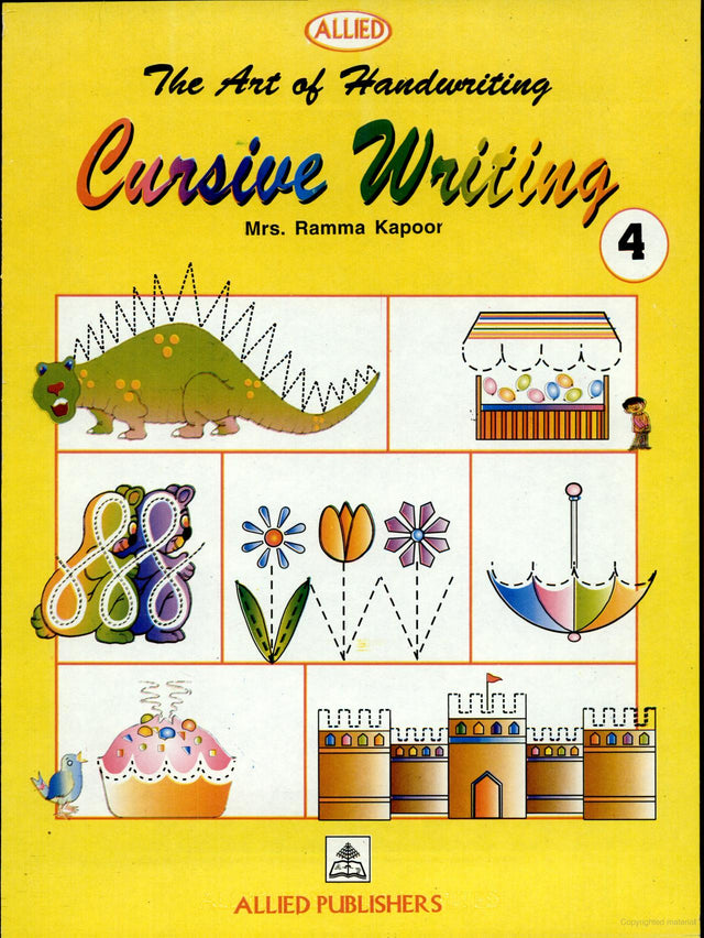 The Art Of Handwriting :Cursive Writing Book 4 - Retail Maharaj