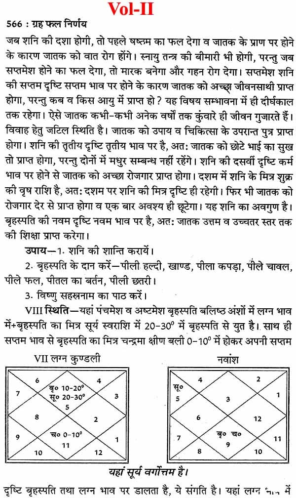 ग्रह फल निर्णय: Graha Phal Nirnaya (Set of 2 Volumes) - Retail Maharaj