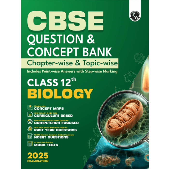 CBSE Question & Concept Bank (QCB) Class 12 Biology 2024 - 2025 Chapter-wise and Topic-wise Solved Questions - Retail Maharaj