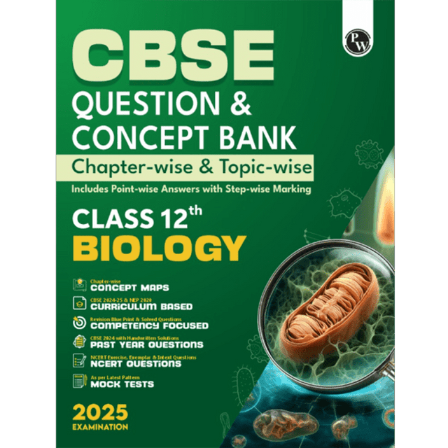 CBSE Question & Concept Bank (QCB) Class 12 Biology 2024 - 2025 Chapter-wise and Topic-wise Solved Questions - Retail Maharaj