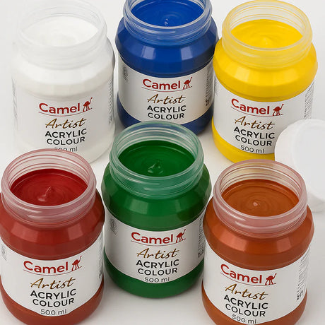 Camel Artist Acrylic Colour 500ml Tube Mauve - Retail Maharaj