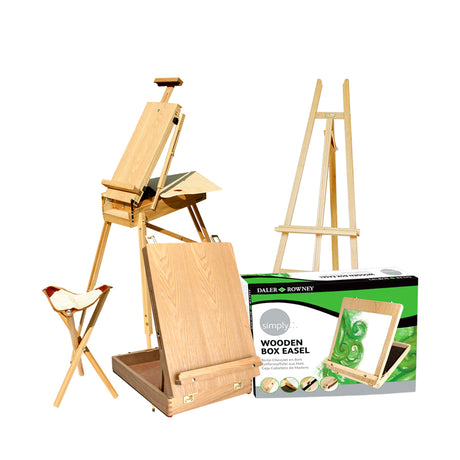 Daler Rowney Adjustable Wooden Artist Easels Open Stock Collection - Retail Maharaj