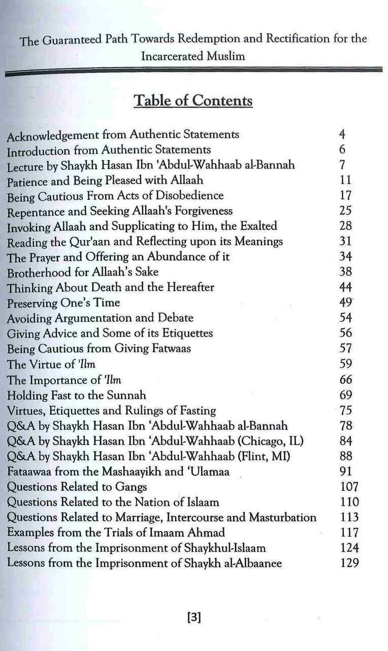 The Guaranteed Path Towards Redemption & Rectification For Incarcerated Muslim: Lessons, Morals & Verdicts - Retail Maharaj