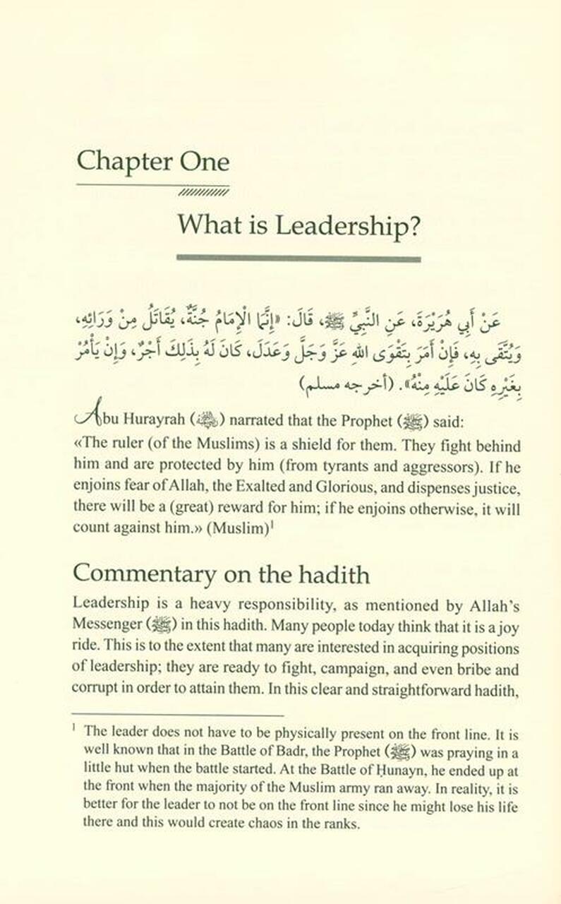 Forty Hadiths On Leadership And Governance - Retail Maharaj