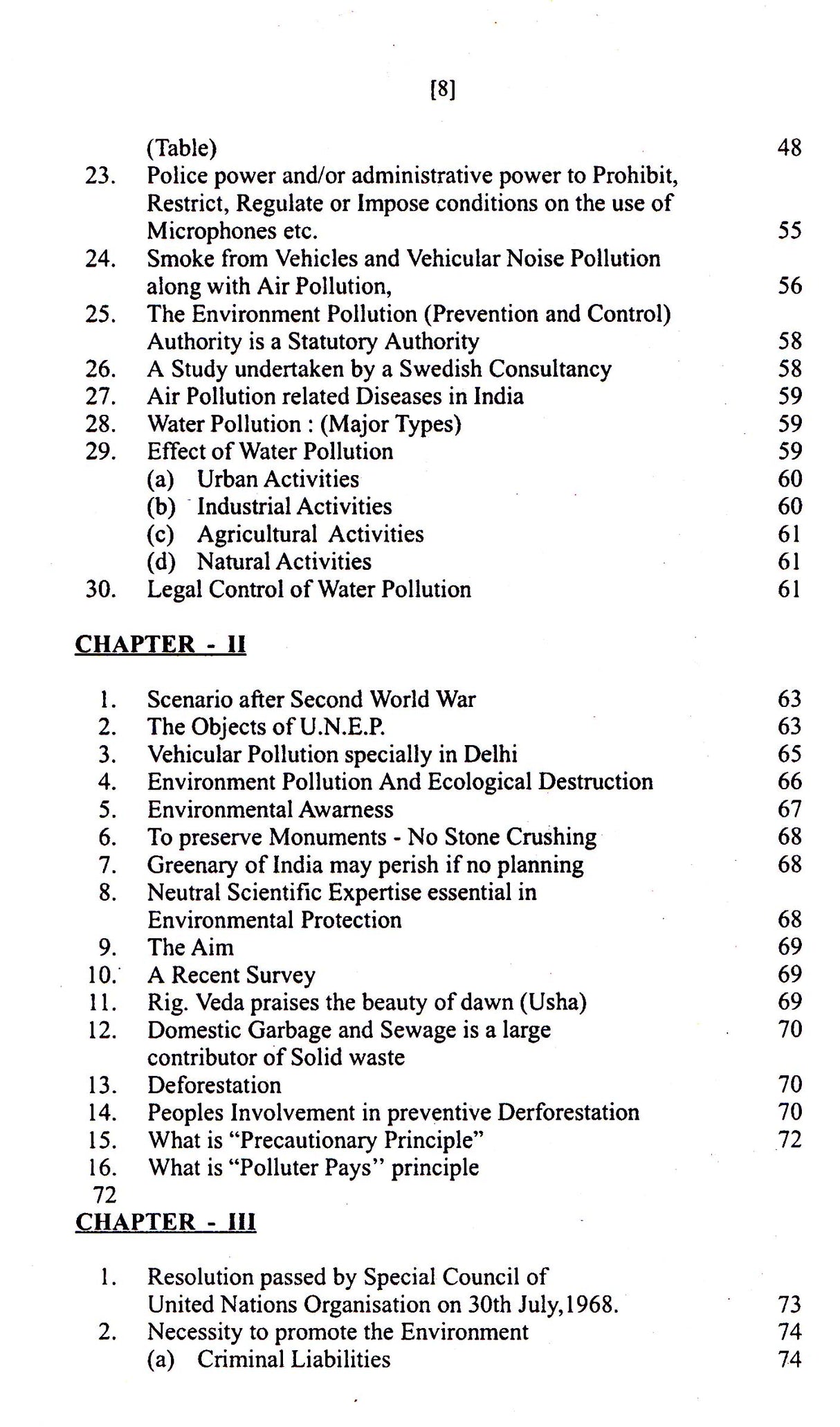 Environmental Pollution - Retail Maharaj