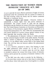 Protection Of Women From Domestic Violence - Retail Maharaj
