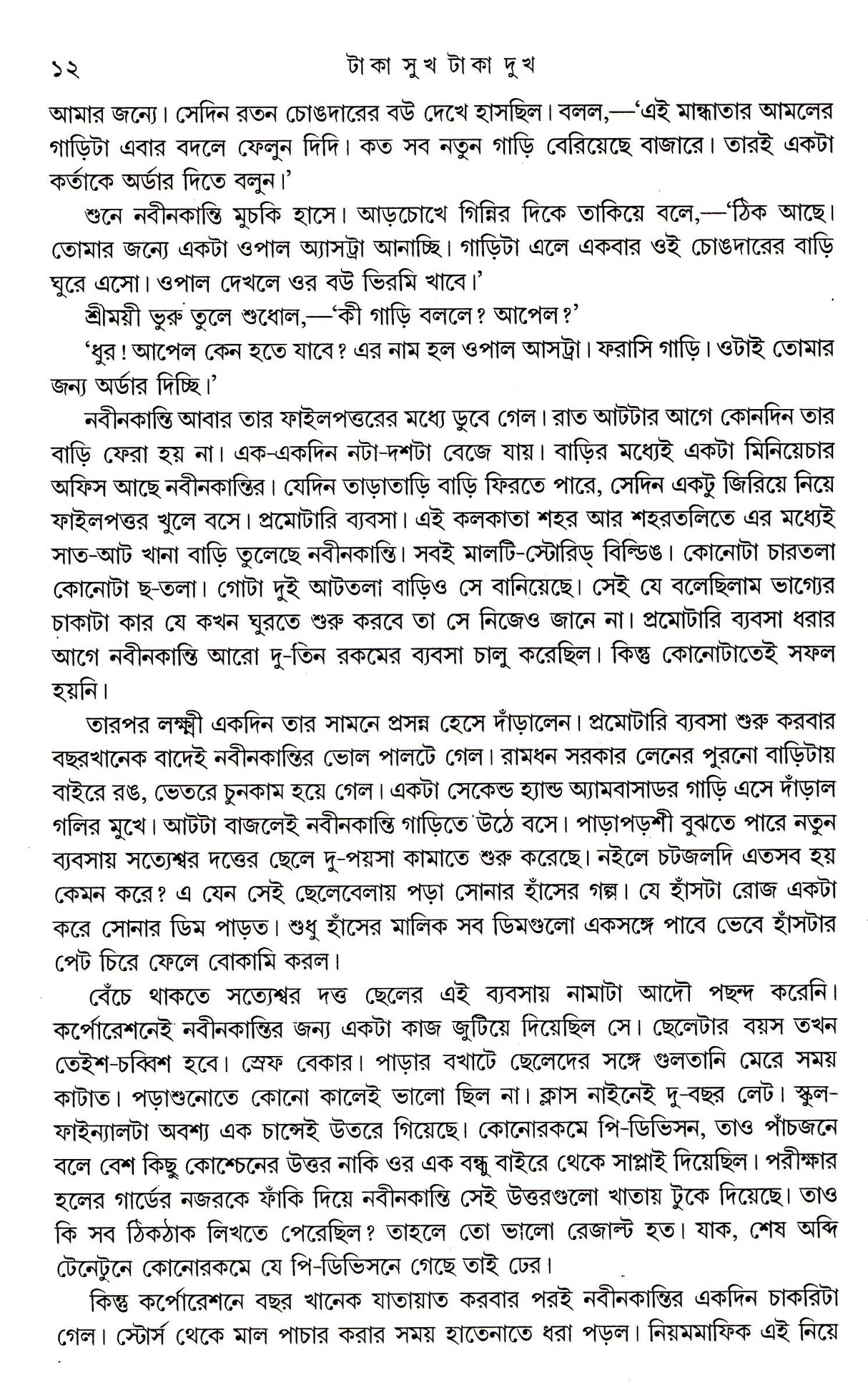 Taka Sukh Taka Dukh || Written By The Best Selling Bengali Author Debal Debbarma || Trending [Hardcover] Debal Debbarma - Retail Maharaj
