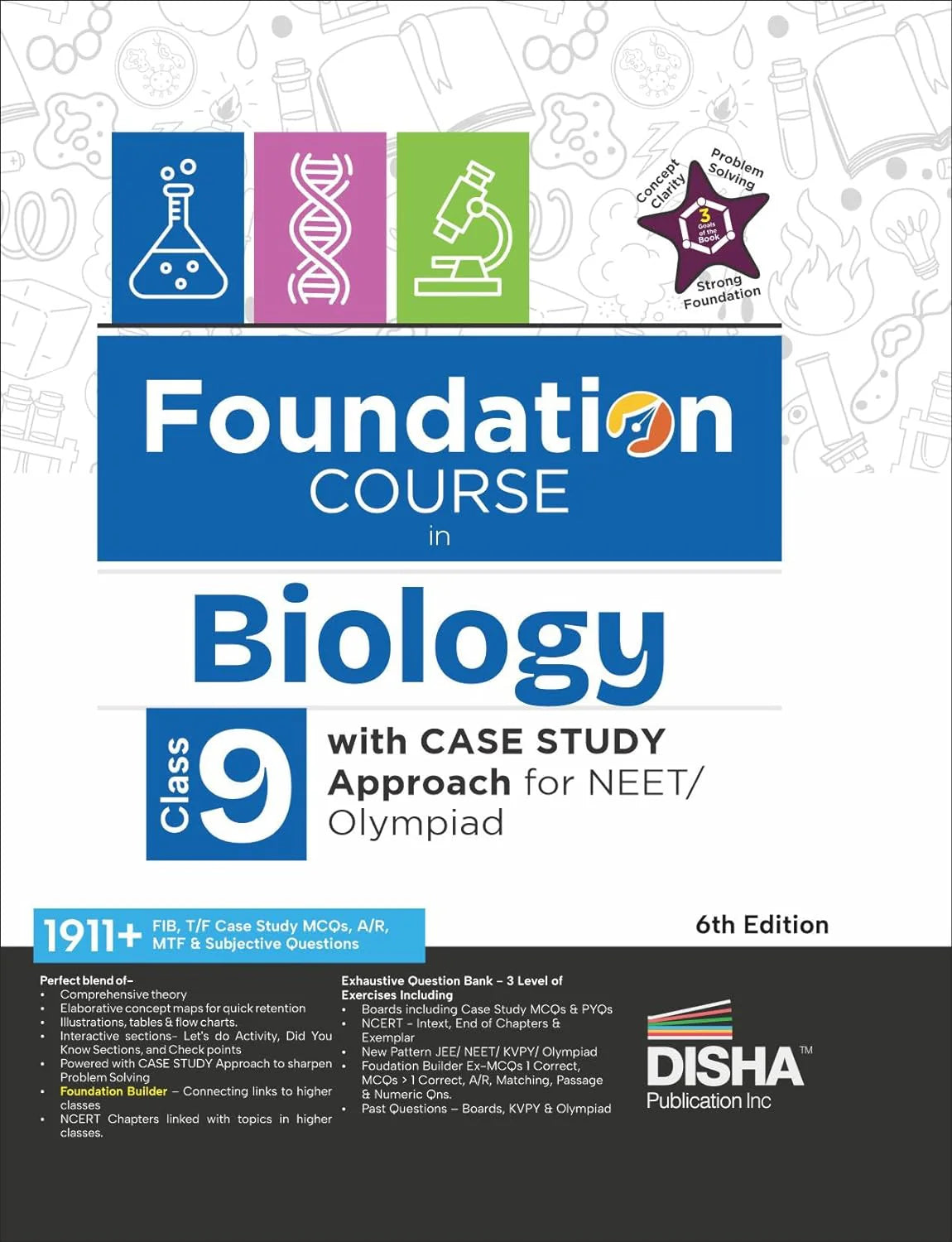 Foundation Course in Biology Class 9 with Case Study Approach for NEET/ Olympiad - 6th Edition - Retail Maharaj