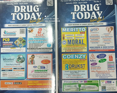 Drug Today (Vol - I & II) January 2026 - April 2026 (English Version) - Retail Maharaj