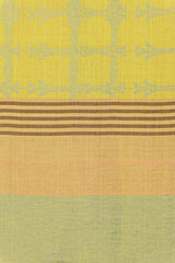 Tangail Mercerised Cotton Saree – Yellow - Retail Maharaj