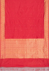 Red Tangail Silk Saree - Retail Maharaj