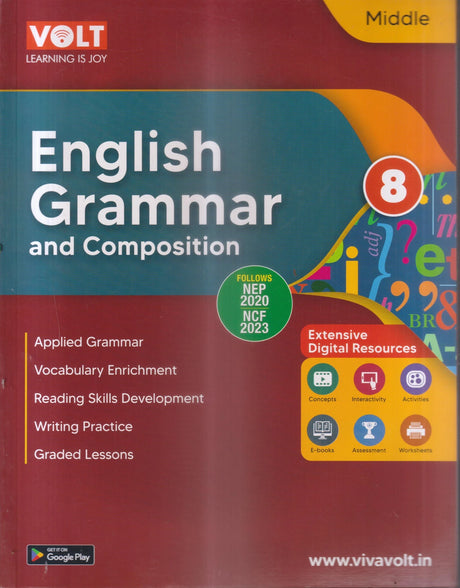 Engflish Grammar And Composition Book 8 - Retail Maharaj