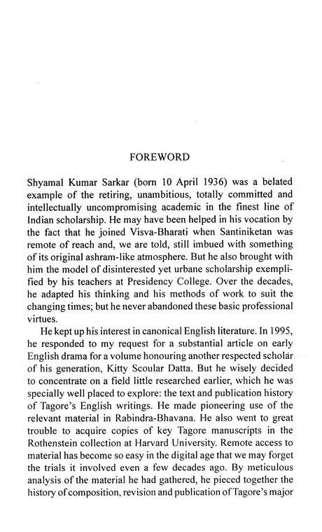 Collected Papers On Rabindranath Tagore - Retail Maharaj