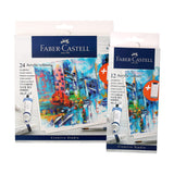 Faber Castell Creative Studio Acrylic Colour Set of 12 and 24 High Pigment Creamy Acrylic Paint for Canvas Paper and Craft