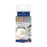Faber Castell Metallic Marker Pens Multi Surface Art Set