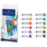 Faber Castell Creative Studio Acrylic Colour Set of 12 and 24 High Pigment Creamy Acrylic Paint for Canvas Paper and Craft