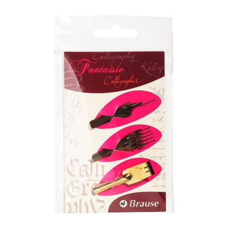 Brause Calligraphy Assorted Nib Sets – Writing, Drawing, Calligraphy, Mixed & Fantasy - Retail Maharaj