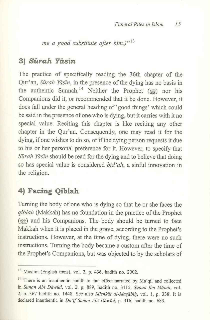 Funeral Rites in Islam - Retail Maharaj