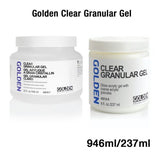 Golden Clear Granular Acrylic Gel Medium for Textured Effects - Retail Maharaj