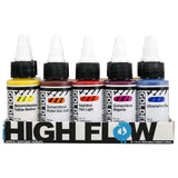 Golden High Flow Transparent Colors Set of 10 Professional Acrylic Inks 30ml