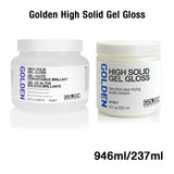 Golden High Solid Gel Gloss Acrylic Medium for Low Shrinkage Texture Effects - Retail Maharaj