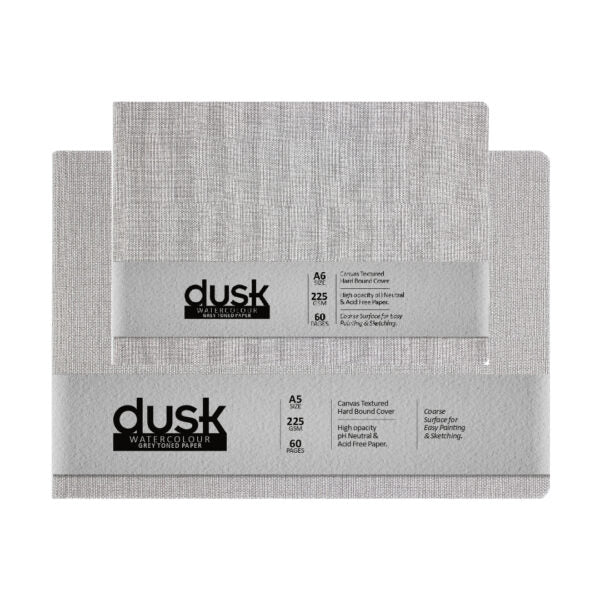 Anupam Dusk Watercolour Hard Bound Grey Tone Papers 225 GSM