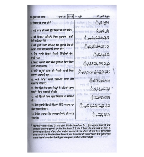 Interpretations of the Meanings of the Noble Quran – Gurmukhi Translation - Retail Maharaj