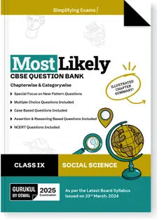 Gurukul By Oswal Social Science Most Likely CBSE Question Bank for Class 9 Exam 2025 - Retail Maharaj
