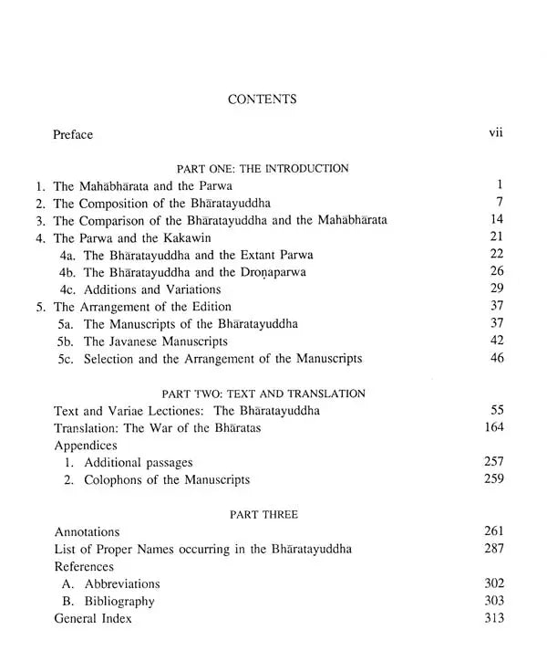 Bharatayuddha (An Old Javanese Poem and Its Indian Sources) - Retail Maharaj