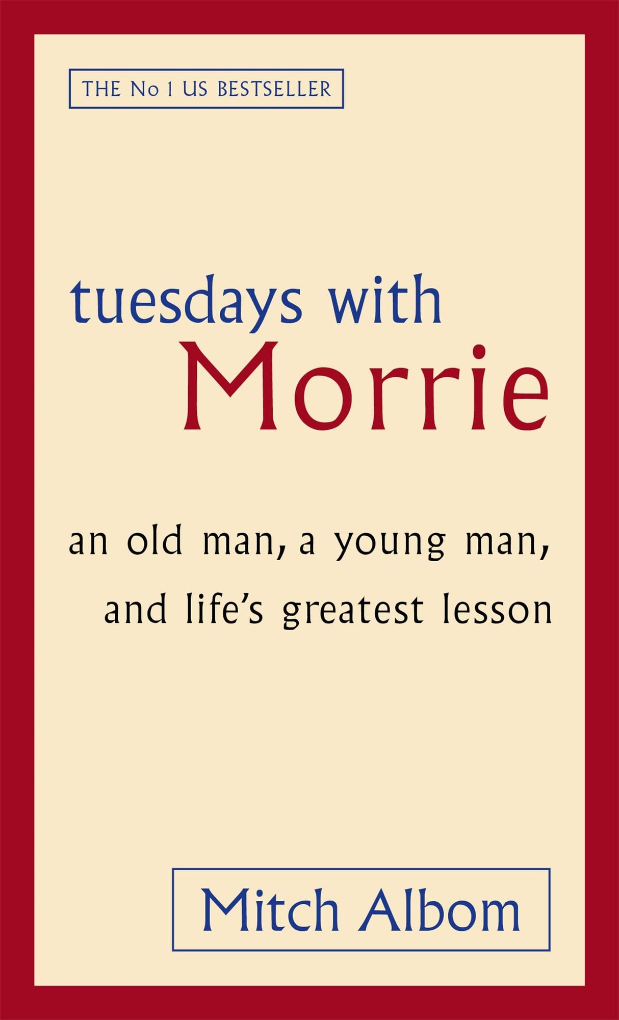 Tuesdays With Morrie: An old man, a young man, and life's greatest lesson [Paperback] Albom, Mitch - Retail Maharaj