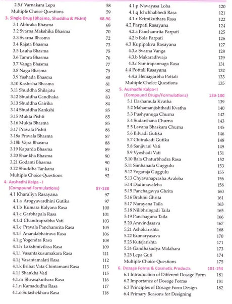 A Textbook of Rasashastra and Bhaishajya Kalpana (Part-2: Ayurvediya Aushadhi Prayoga Vigyana) - Retail Maharaj