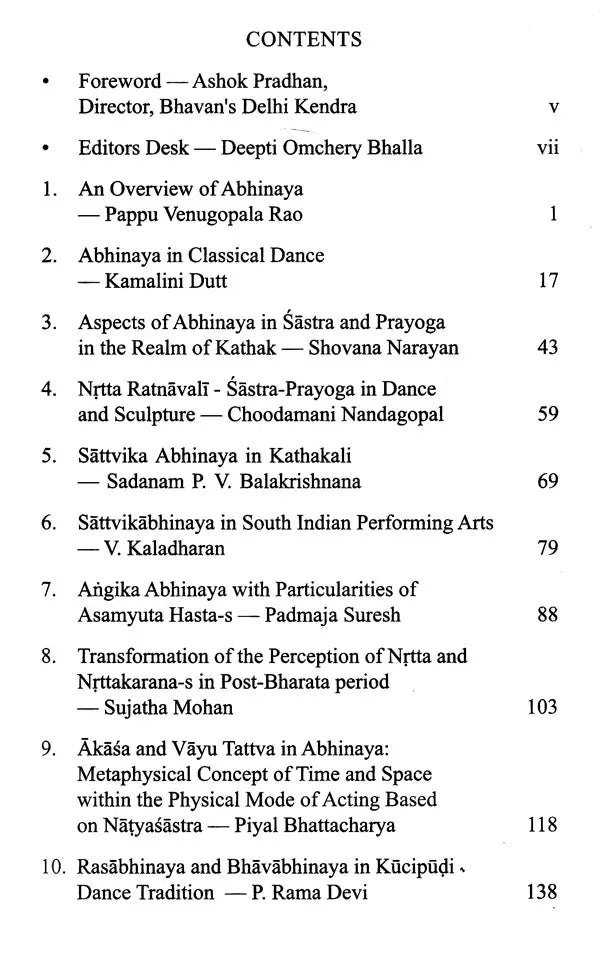 Aspects of Abhinaya in Indian Performing Arts-Sastra and Prayoga - Retail Maharaj