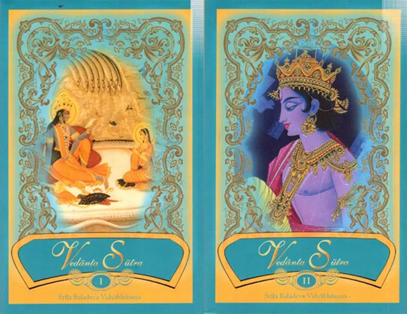 Vedanta Sutra with the Commentary of Baladeva Vidyabhushana (Set of 2 Volumes) - Retail Maharaj