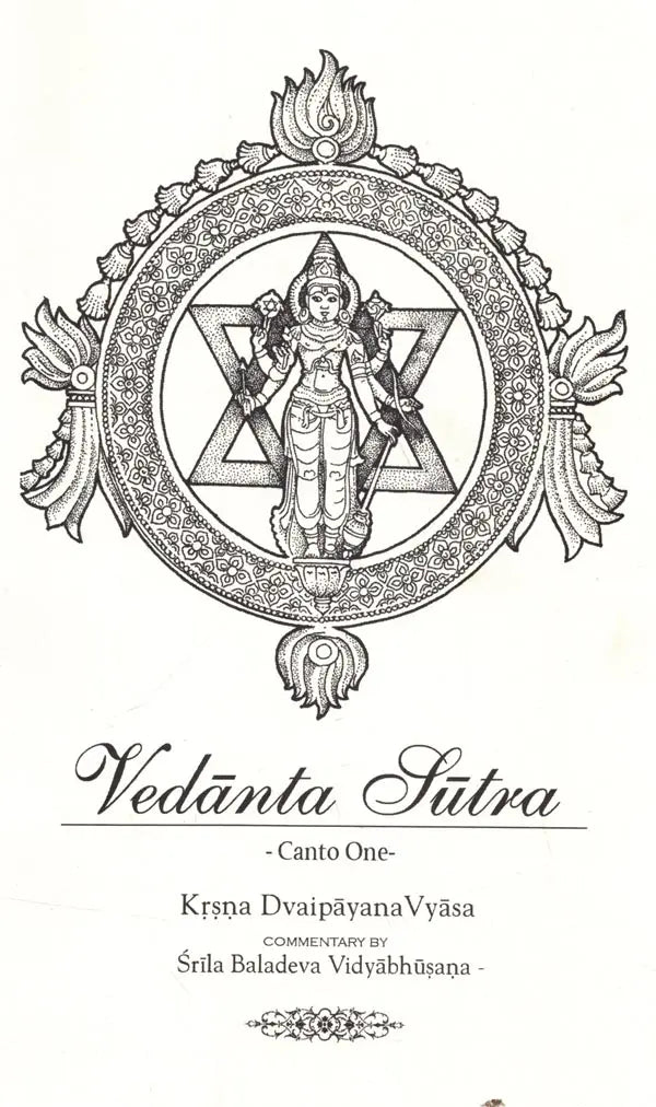 Vedanta Sutra with the Commentary of Baladeva Vidyabhushana (Set of 2 Volumes) - Retail Maharaj