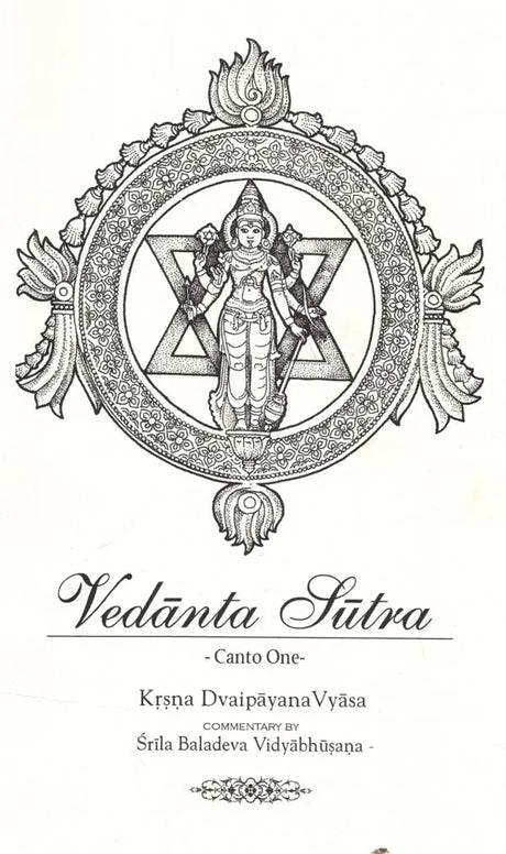 Vedanta Sutra with the Commentary of Baladeva Vidyabhushana (Set of 2 Volumes) - Retail Maharaj