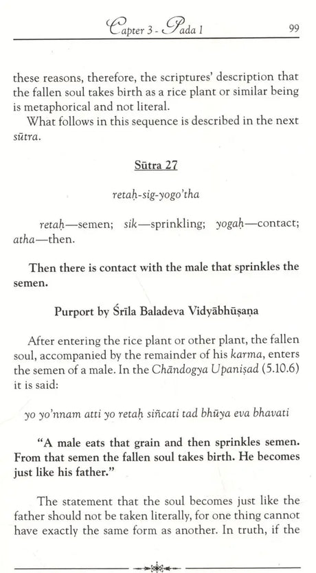 Vedanta Sutra with the Commentary of Baladeva Vidyabhushana (Set of 2 Volumes) - Retail Maharaj