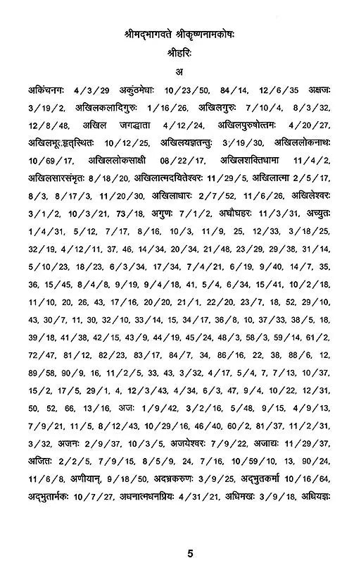 Sri Krishna Naam Kosha - Retail Maharaj