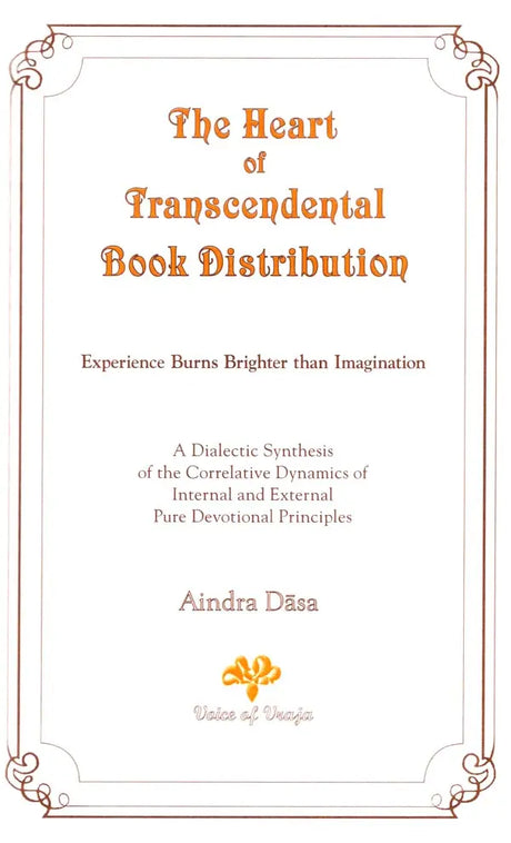 The Heart of Transcendental Book Distribution - Retail Maharaj