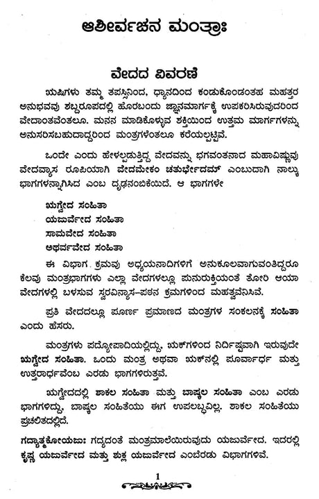 Blessing Mantra (Kannada) - Retail Maharaj