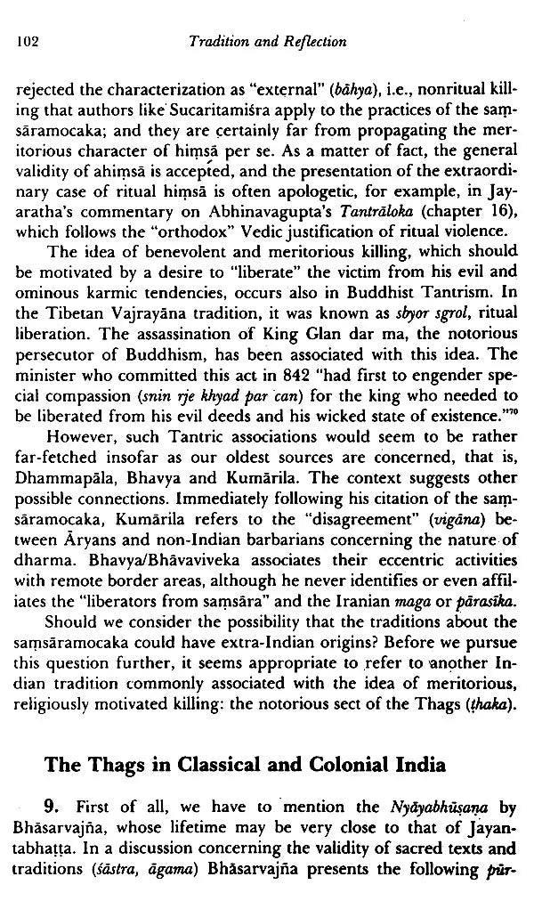 Tradition and Reflection: Explorations in Indian Thought: No. 133 (Sri Garib Dass Oriental S.) - Retail Maharaj