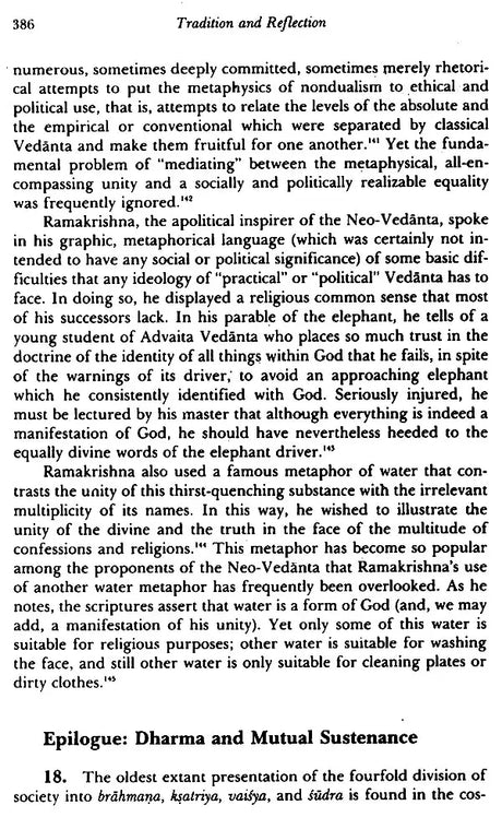 Tradition and Reflection: Explorations in Indian Thought: No. 133 (Sri Garib Dass Oriental S.) - Retail Maharaj