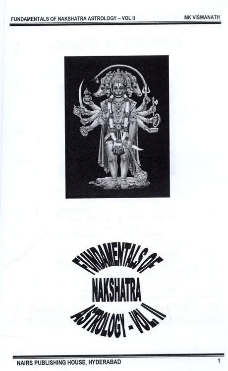 Fundamentals of Nakshatra Astrology (Volume 2) [English] By MK Viswanath - Retail Maharaj