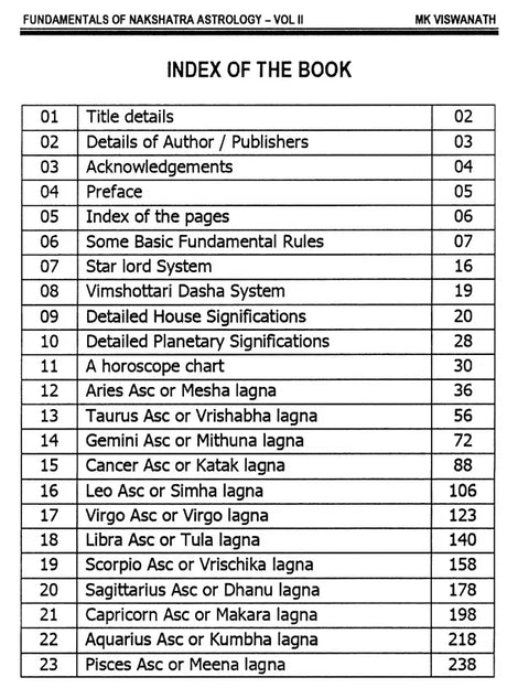 Fundamentals of Nakshatra Astrology (Volume 2) [English] By MK Viswanath - Retail Maharaj
