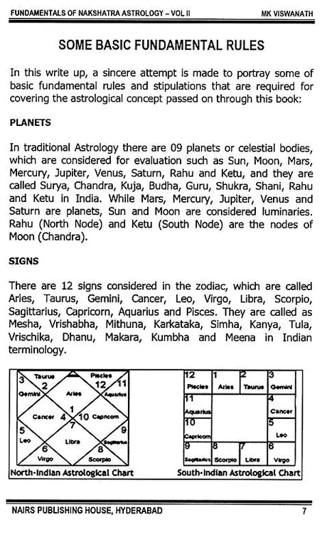 Fundamentals of Nakshatra Astrology (Volume 2) [English] By MK Viswanath - Retail Maharaj