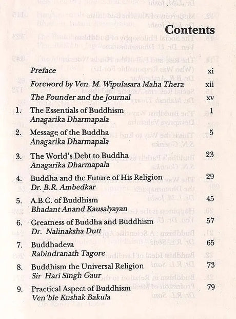 A Panorama of Indian Buddhism: Selections from the Maha Bodhi Journal (1892-1992) (Bibliotheca Indo-buddhica) - Retail Maharaj